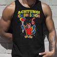 Achtung Ich Bin Schon 6 Animals German Langu Tank Top Geschenke für Ihn