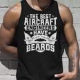 Aircraft Engineer Bearded Aircraft Engineering Engineer Camiseta sin mangas Regalos para él
