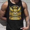 Als Gott 40 Jahre Ago Schuf Feuerwehrmann 40Th Birthday Tank Top Geschenke für Ihn