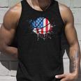 American Flag Baller Dunking Usa Flag Basketball Tank Top Geschenke für Ihn