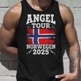 Angel Tour Norway 2025 Fishing Team Norway Flag Angler Tank Top Geschenke für Ihn