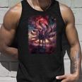 Anime Kitsune Nine Tail Fox Manga Otaku Style Tank Top Geschenke für Ihn