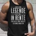 Auch Eine Legende Geht Mal In Rente Rentner Rentnerin Tank Top Geschenke für Ihn