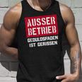 Auser Betrieb Geduldsfaden Ist Gerissen Auser Betrieb Tank Top Geschenke für Ihn