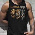 Bärtigermann Bear Tiger Man Beardiking Bearded Man Tank Top Geschenke für Ihn