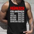 Bassd Scho Fränkisch Für Beginner Dialekt Franke Franken Tank Top Geschenke für Ihn