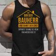 Bauherren Hausbau Ehemann Neubau Bauherr 2023 Tank Top Geschenke für Ihn