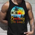 Beaching Not Teaching Lustiger Sommerlehrer Strandurlaub Tank Top Geschenke für Ihn