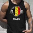 Belgium Belgie Flag Heart Fan Jersey Tank Top Geschenke für Ihn