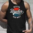 Bester Bruder Der Welt Retrointage Saying Brudi Tank Top Geschenke für Ihn