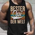 Bester Opi Der Weltintage Saying Grandfather Tank Top Geschenke für Ihn