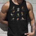 Bird Motif Garden Birds Songbirds Birds Tits Bunnels Sparrow Tank Top Geschenke für Ihn