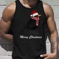 Bird With Red Christmas Hat Scarf Christmas Outfit Bird Tank Top Geschenke für Ihn