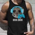 Bissi Zocki X Sad Hamster Meme Gaming Gamer Gamer Tank Top Geschenke für Ihn