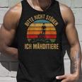 Bitte Nicht Stören Lawn Mowing Garden Lawn Mower Tank Top Geschenke für Ihn