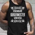 Bürgermeister Legend intage Slogan S Tank Top Geschenke für Ihn