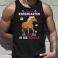 Bye Bye Kindergarten Ich Ride Jetzt In Die Schule Rider Tank Top Geschenke für Ihn