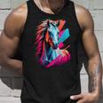 Caballo De Colores Camiseta sin mangas Regalos para él