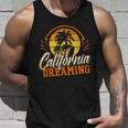 California Dreaming Intage Retro Skyline Surf Canotta Regalos para él
