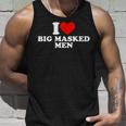 Camicia Da Uomo I Love Big Masked Masked I Heart Big Masked Uomen Divertente Canotta Regalos para él