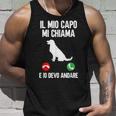Cane Il Mio Capo Mi Chiama E Io Devo Andare Amante Cani Canotta Regalos para él