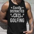 Cat Lover Golf Lover Cats And Golfing Golfer Cat Tank Top Gifts for Him