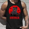 Catzilla Graphic Cats Novelty S & Cool s Canotta Regalos para él