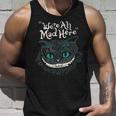 Cheshire Alice Cat Wir Sind Alleerrückt Hier Wunderland Tank Top Geschenke für Ihn