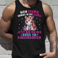 Children's My Brother Comes In Die Schule Boss Im Kindergarten Tank Top Geschenke für Ihn