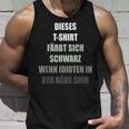 Colour Yourself Schwarz Wenn Idioten Im Nähe Sind Tank Top Geschenke für Ihn