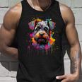 Colourful Miniature Schnauzer Dog Tank Top Geschenke für Ihn