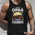 Cool Grandpa Driving Cabrio Cover Retro Carintage Pensioner Tank Top Geschenke für Ihn