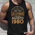 Cumpleaños Hombre Regalos Las Leyendas Agosto 1980 Camiseta sin mangas Regalos para él