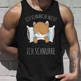 Cute Cat Pyjamas Ich Schnarche Nicht Ich Schnurre Tank Top Geschenke für Ihn