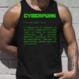 Cyberpunk Word Definition Cyberpunk Camiseta sin mangas Regalos para él