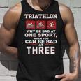 Da Triathlon Why Be Bad At One Sport When Canotta Regalos para él