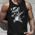 Dabbing Zebra Zebra On Dabben Zebra Tank Top Geschenke für Ihn