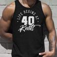 Das Leben Beginnt Bei 40 Knots Kitesurfing Kitesurfer Kitesurf Tank Top Geschenke für Ihn