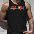 Deutschland Portugal Herz Liebe Herzlinie Tank Top Geschenke für Ihn