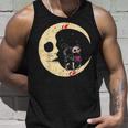 Dia De Los Muertos Cat & Moon Sugar Skull Tank Top Geschenke für Ihn