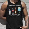 Die 4 Flaschen Des Leben Party Tank Top Geschenke für Ihn