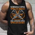 With Die Coolen Grandpas Spielen Dart Grandpa Dart Player Tank Top Geschenke für Ihn