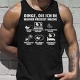 Dinge Die Ich In Meiner Freizeit Mache Angel German Langu Tank Top Geschenke für Ihn