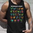 Dinosaur Types Alphabet A-Z Dino Abc T-Rex Dinosaur Tank Top Geschenke für Ihn