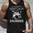 Divertente Con Scritta I Can't Keep Calm I'm A Drummer Canotta Regalos para él