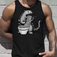 Divertente Gatto Ramen Kaiju Giapponese Ramen Noodles Catzilla Cats Canotta Regalos para él