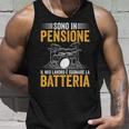 Divertente Il Mio Lavoro È Suonare La Batteria Batterista Canotta Regalos para él