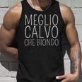 Divertente Uomo Donna Meglio Calvo Che Biondo Canotta Regalos para él