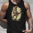 Divertido Jugador De FútbolRex Para Los Amantes De Los Dinosaurios Camiseta sin mangas Regalos para él