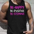 Donna Magliette Divertenti Frasi Be Happy Be-Positive Be-Stemmia Con Collo A Canotta Regalos para él